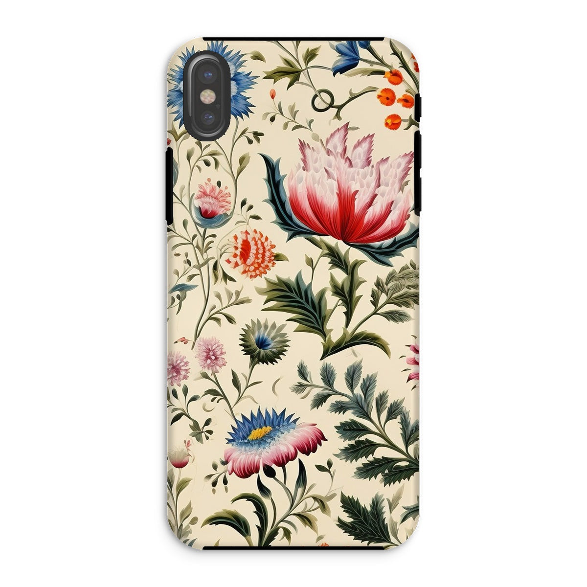 Wildflower Hoopla Floral Garden Iphone Case, Xs / Matte, Floral Patterned Smartphone Case Colorful Botanical Designs