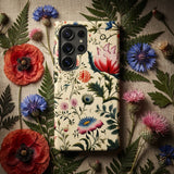 Wildflower Hoopla - Floral Garden Phone Case, Mobile Cases, Toby Leon