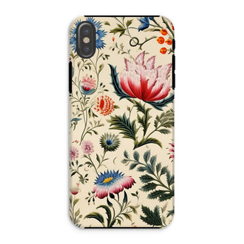 Wildflower Hoopla - Floral Garden Phone Case Iphone Xs / Matte Floral-patterned Smartphone Case Colorful Botanical Designs Wildflower