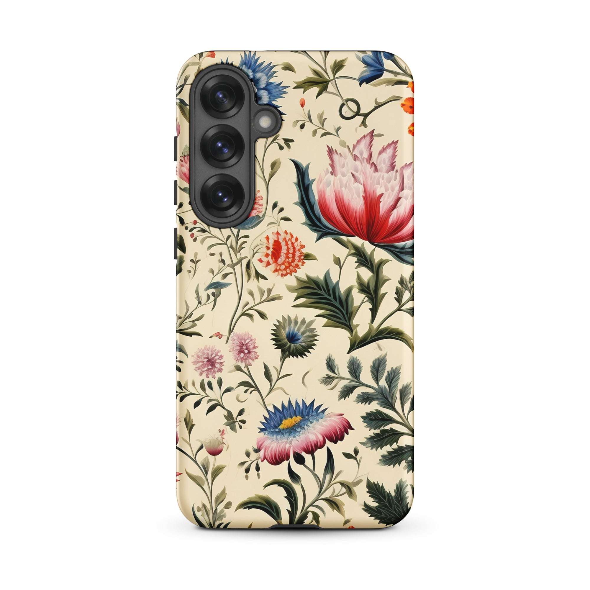 Wildflower Hoopla Floral Garden Samsung Case, Galaxy S25 Plus / Matte, Smartphone Floral Pattern Case