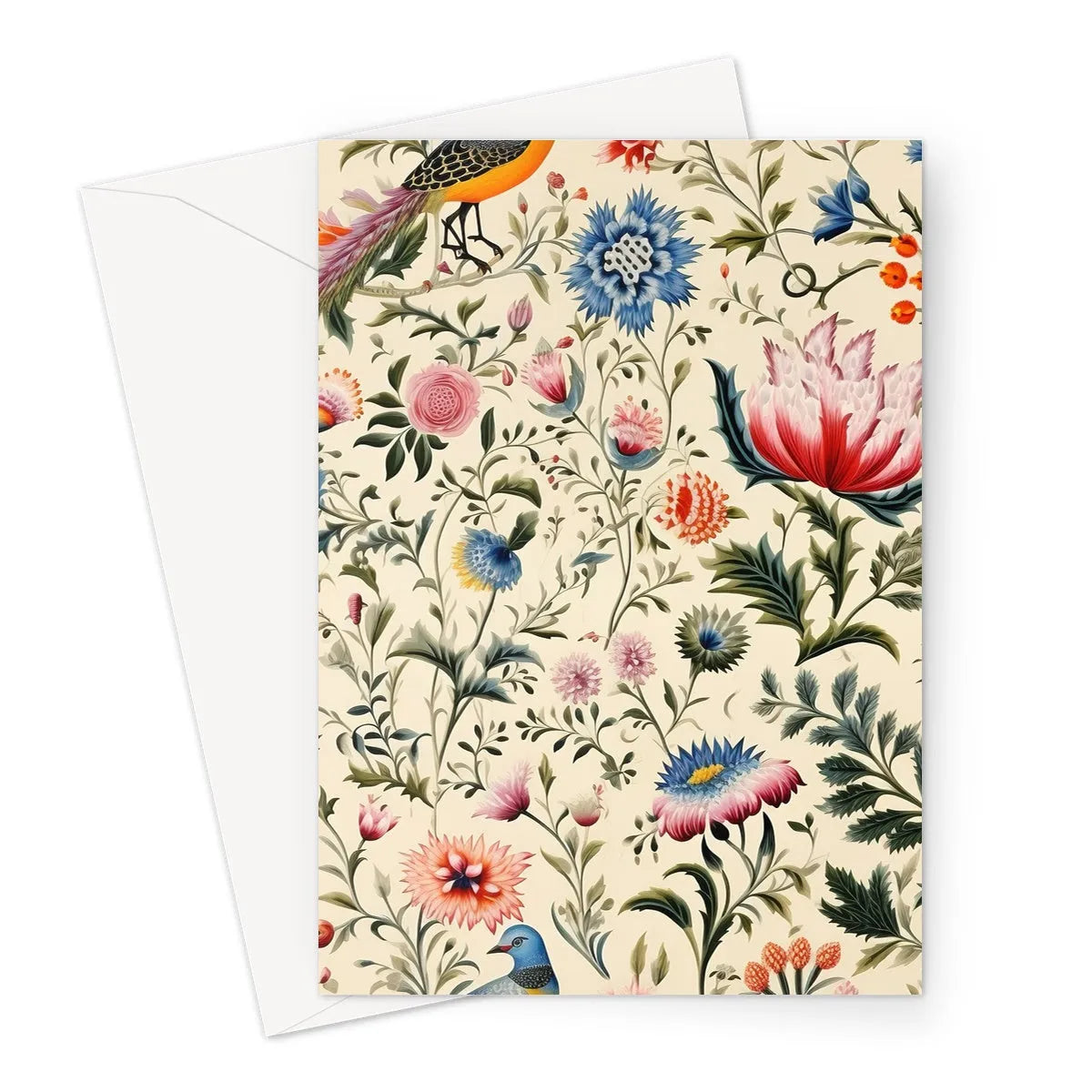 Wildflower Hoopla Greeting Card - A5 Portrait / 1 Card - Notebooks & Notepads - Aesthetic Art