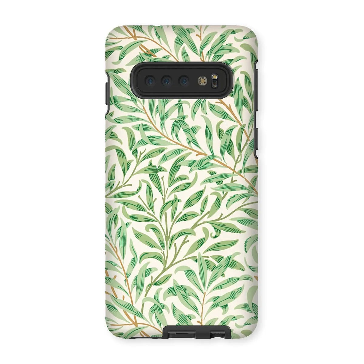 Willow Bough - Botanical Aesthetic Phone Case - William Morris - Samsung Galaxy S10 / Matte - Mobile Phone Cases