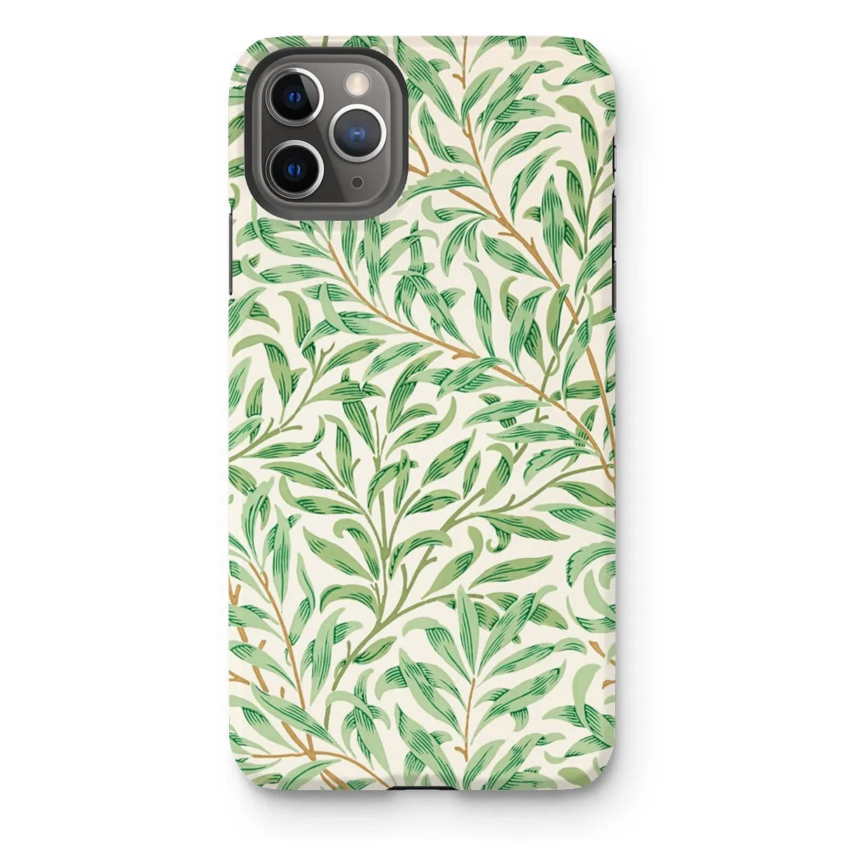 Willow Bough - Botanical Aesthetic Phone Case - William Morris - Iphone 11 Pro Max / Matte - Mobile Phone Cases