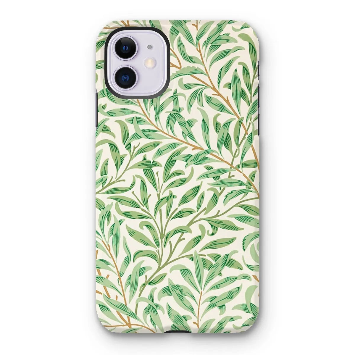 Willow Bough - Botanical Aesthetic Phone Case - William Morris - Iphone 11 / Matte - Mobile Phone Cases - Aesthetic Art