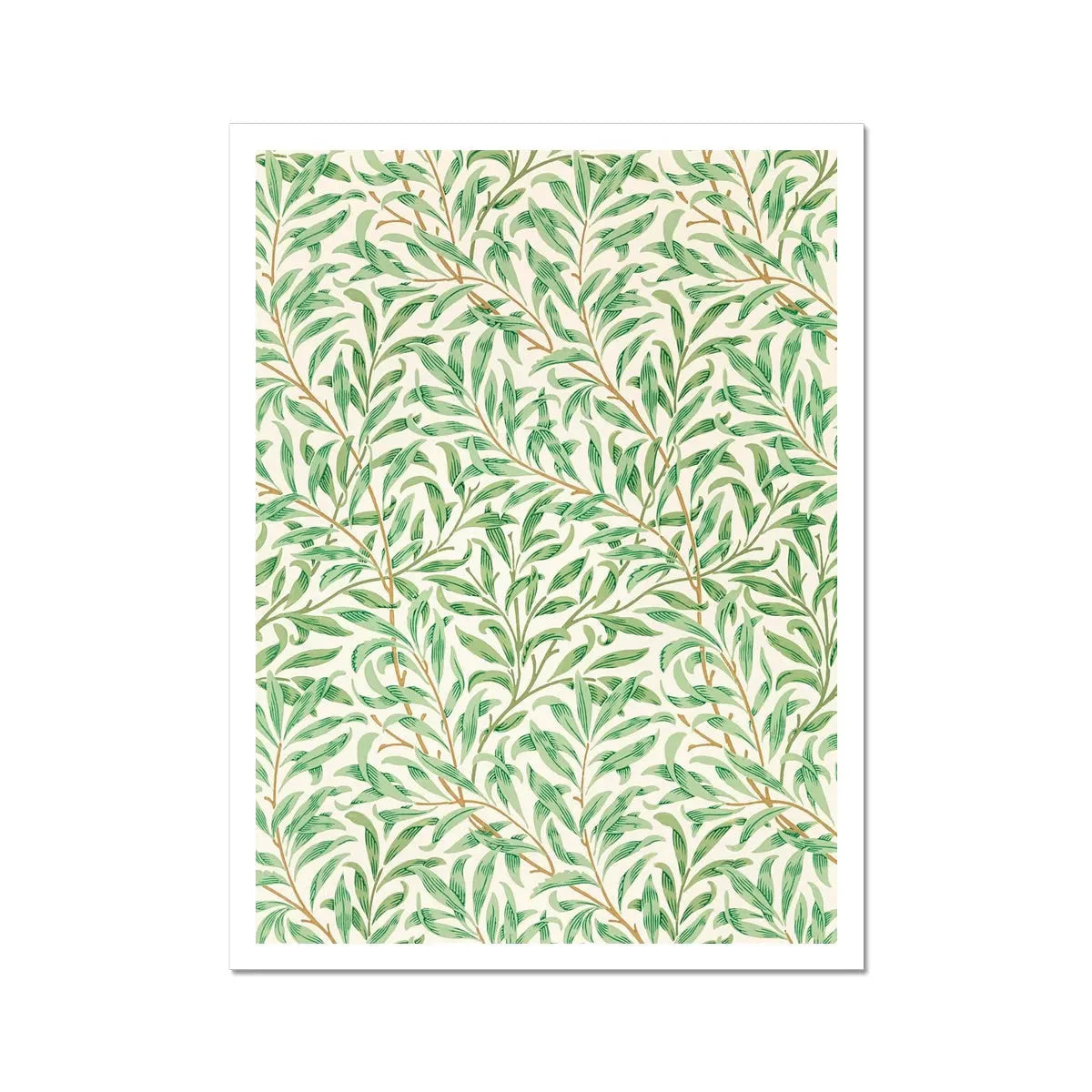 Willow Bough By William Morris Botanicals Fine Art Print - 12’x16’ - Posters Prints & Visual Artwork - Aesthetic Art
