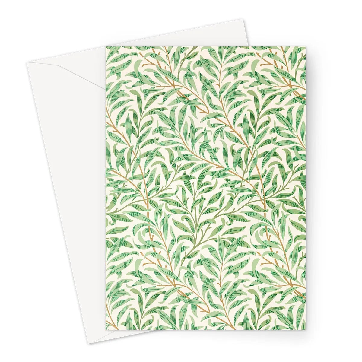 Willow Bough By William Morris Greeting Card - A5 Portrait / 1 Card - Notebooks & Notepads - Aesthetic Art