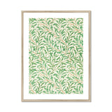 Willow Bough - William Morris Leaf Motif Art Print, Framed Botanical Print