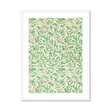 Willow Bough - William Morris Leaf Motif Art Print, Framed Botanical Print