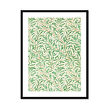 Willow Bough - William Morris Leaf Motif Art Print, Framed Botanical Print