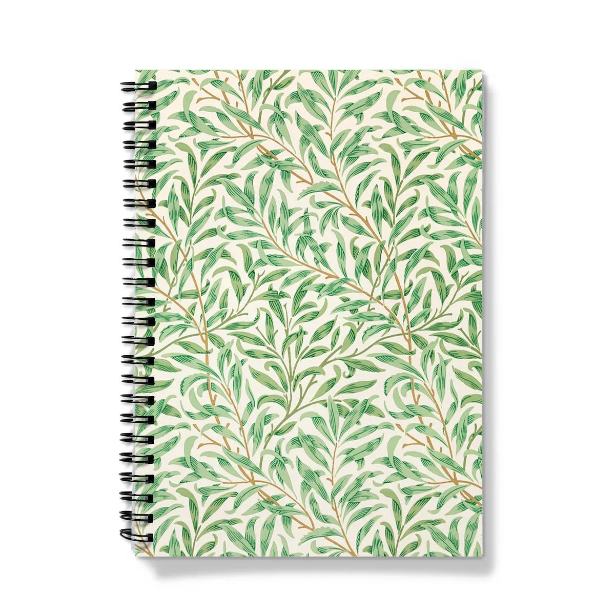 Willow Bough - William Morris Leaf Motif Pattern Notebook A5 / Graph Notebooks & Notepads