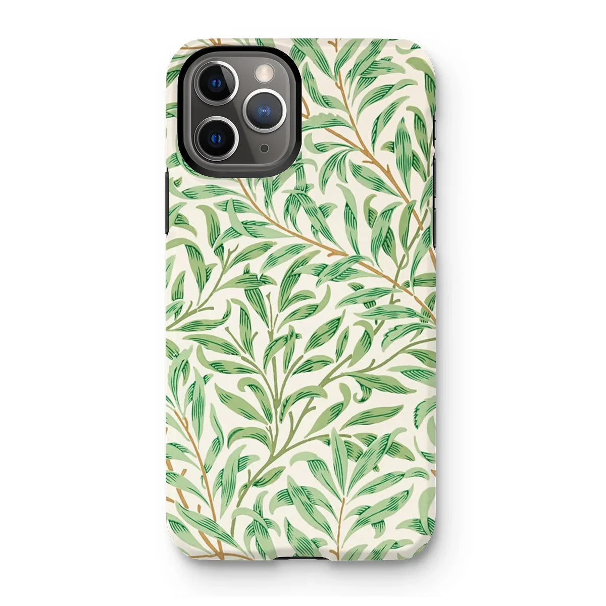 Willow Bough - William Morris Leaf Pattern Iphone Case, 11 Pro / Matte, Iphone Case Green Leaf Pattern Design