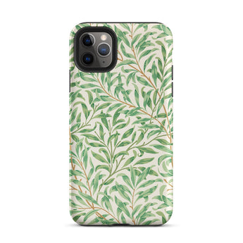 Willow Bough - William Morris Leaf Pattern Iphone Case, 11 Pro Max / Matte, Floral Patterned Phone Case