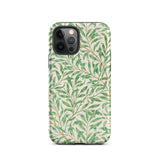 Willow Bough - William Morris Leaf Pattern Iphone Case, 12 Pro / Matte, Leaf-patterned Phone Case