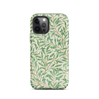 Willow Bough - William Morris Leaf Pattern Iphone Case, 12 Pro / Matte, Leaf-patterned Phone Case
