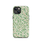 Willow Bough William Morris Leaf Pattern Iphone Case, 13 / Matte, Leaf Patterned Iphone Case