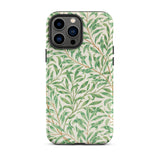 Willow Bough - William Morris Leaf Pattern Iphone Case, 13 Pro Max / Matte, Floral Patterned Phone Case