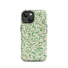 Willow Bough William Morris Leaf Pattern Iphone Case, 14 / Matte, Floral Patterned Phone Case