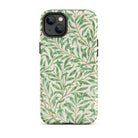 Willow Bough William Morris Leaf Pattern Iphone Case, 14 Plus / Matte, Floral Patterned Phone Case