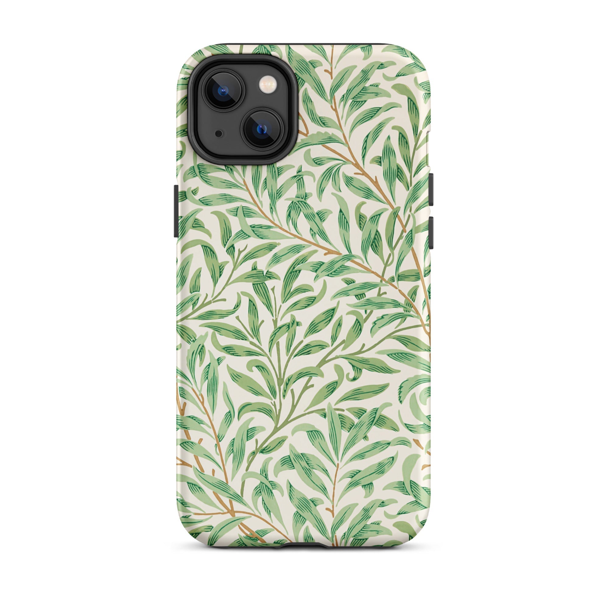 Willow Bough William Morris Leaf Pattern Iphone Case, 14 Plus / Matte, Floral Patterned Phone Case