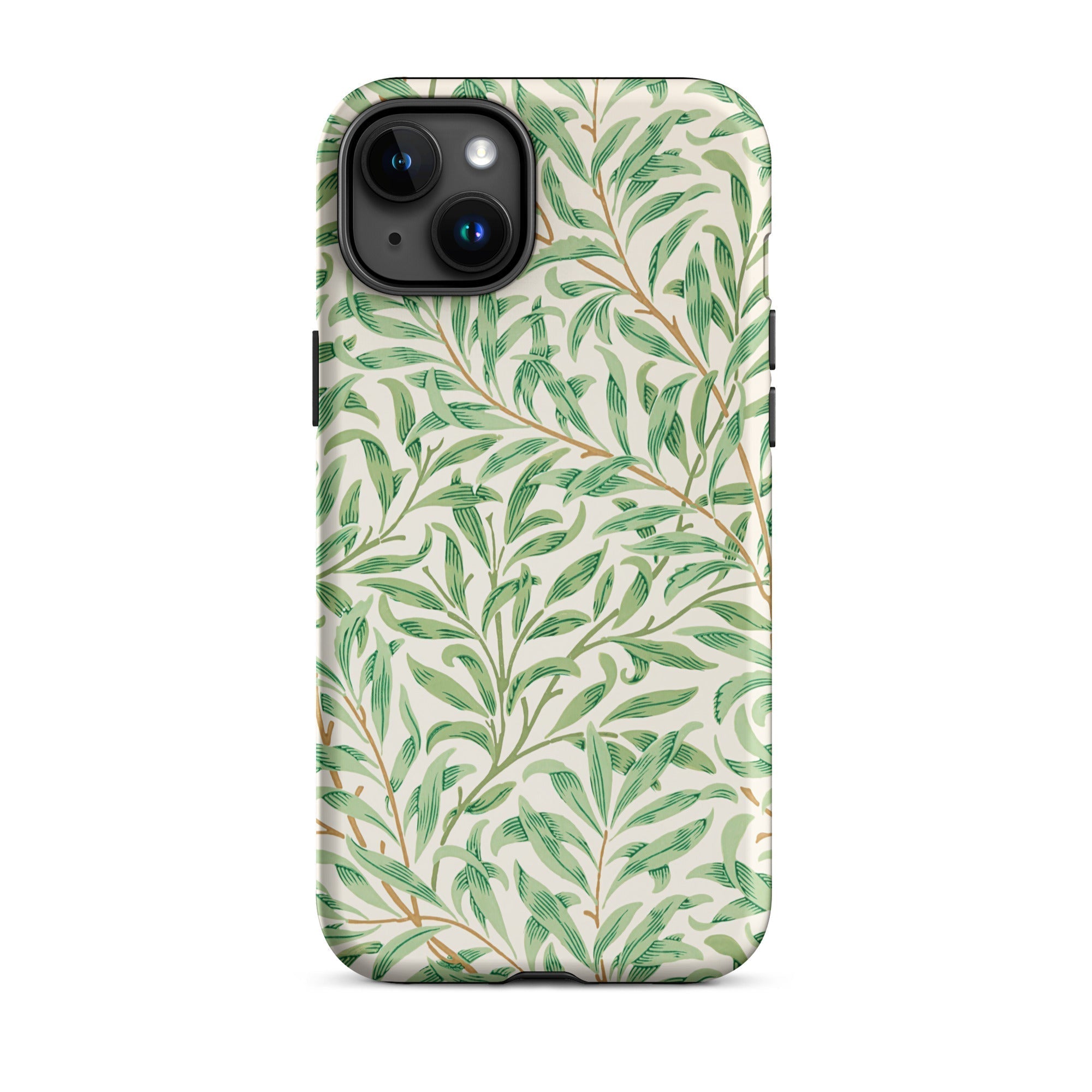 Willow Bough William Morris Leaf Pattern Iphone Case, 15 Plus / Matte, Leaf Patterned Phone Case