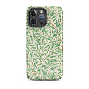 Willow Bough - William Morris Leaf Pattern Iphone Case, 16 Pro Max / Matte, Leaf-patterned Iphone Case