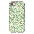 Willow Bough William Morris Leaf Pattern Iphone Case, 8 / Matte, Phone Case Green Leaf Pattern Design