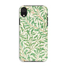 Willow Bough William Morris Leaf Pattern Iphone Case, Xr / Matte, Phone Case Green Leaf Pattern Design