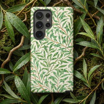 Willow Bough - William Morris Leaf Pattern Phone Case, Mobile Cases, Toby Leon