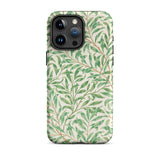Willow Bough - William Morris Leaf Pattern Phone Case Iphone 15 Pro Max / Matte Leaf-patterned Phone Case William Morris Leaf, Willow