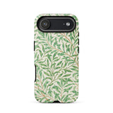 Willow Bough - William Morris Leaf Pattern Phone Case Iphone 17 Air / Matte Green Leafy Patterned Phone Case Textured Surface Dual William