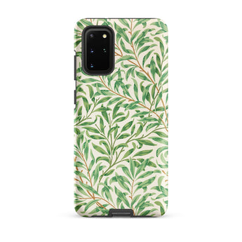 Willow Bough - William Morris Leaf Pattern Phone Case, Samsung Galaxy S20 Plus / Matte, Mobile Cases, Toby Leon
