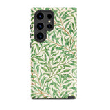 Willow Bough - William Morris Leaf Pattern Phone Case, Samsung Galaxy S24 Ultra / Matte, Mobile Cases, Toby Leon
