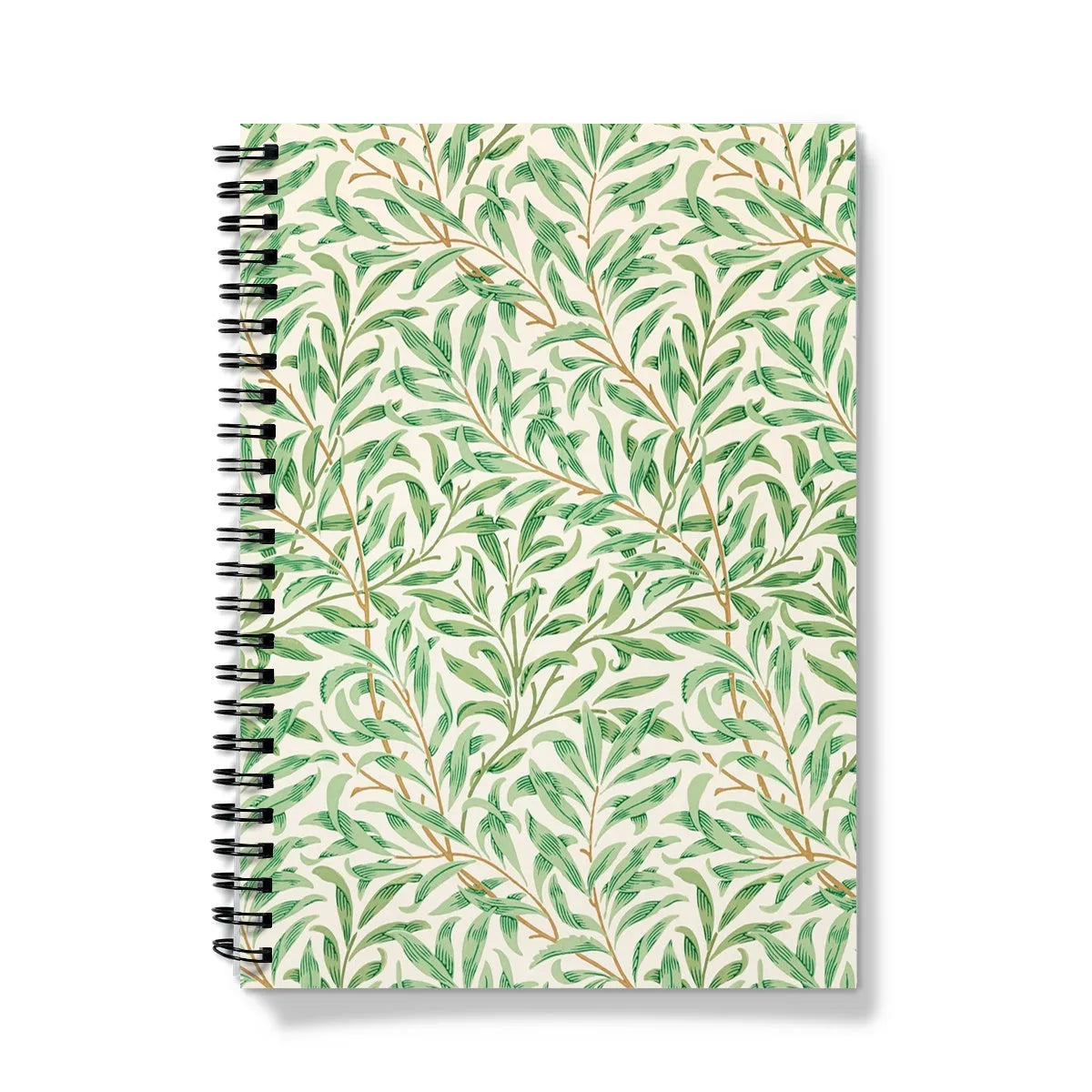 Willow Bough By William Morris Notebook - A5 / Graph - Notebooks & Notepads - Aesthetic Art