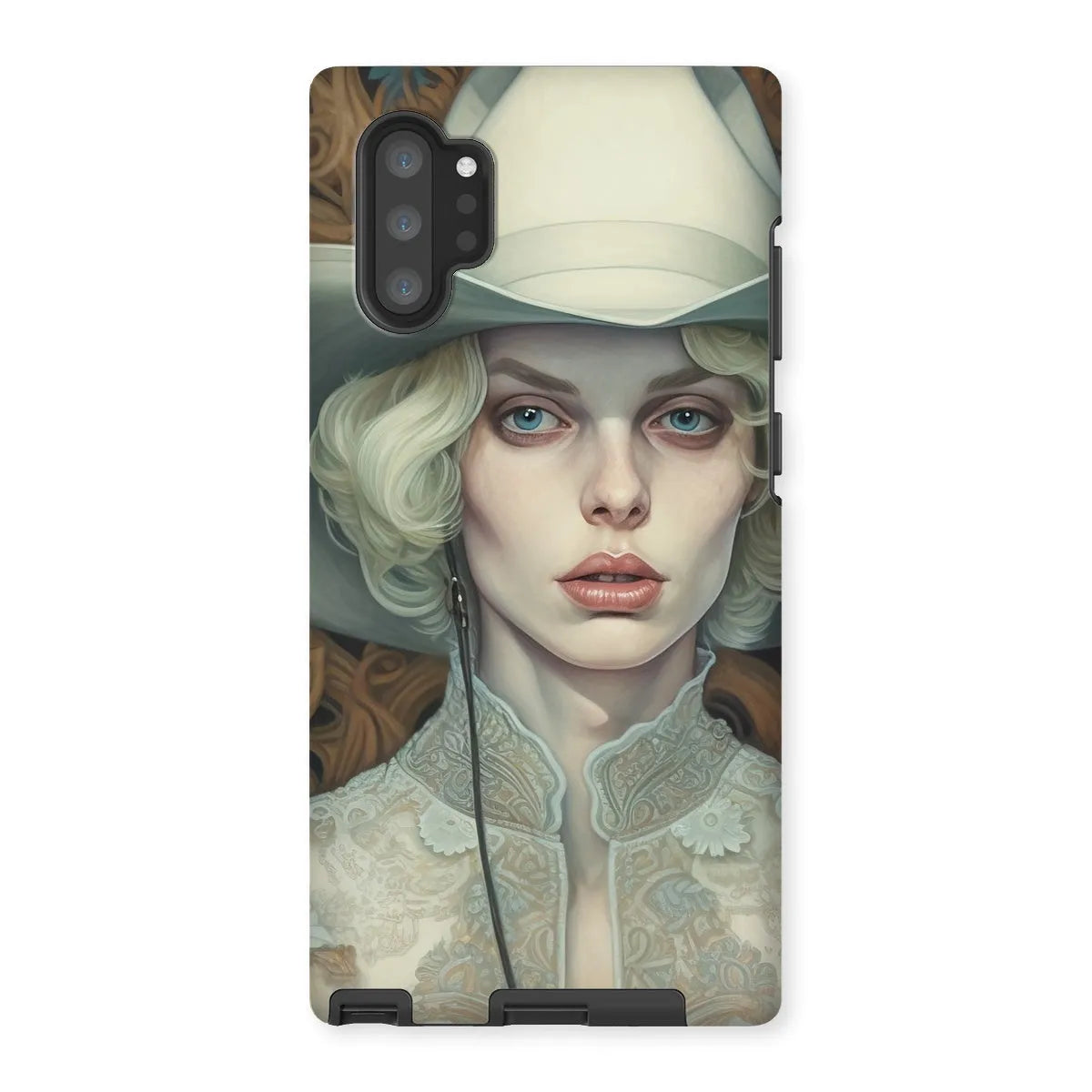 Winnie The Lesbian Cowgirl - Sapphic Art Phone Case - Samsung Galaxy Note 10p / Matte - Mobile Phone Cases - Aesthetic