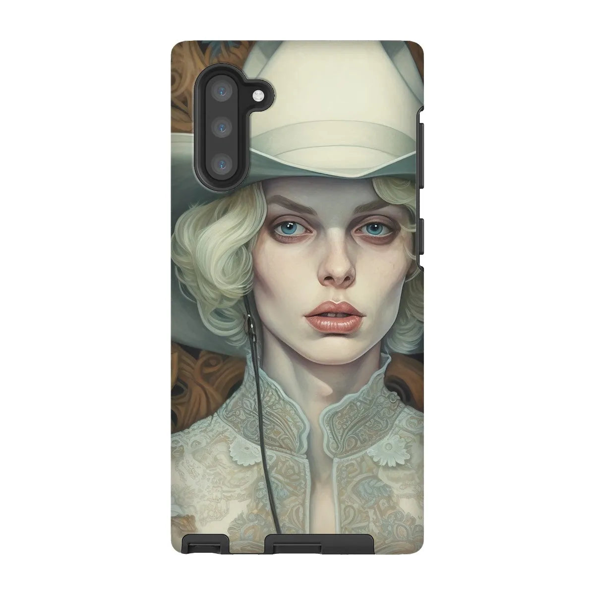 Winnie The Lesbian Cowgirl - Sapphic Art Phone Case - Samsung Galaxy Note 10 / Matte - Mobile Phone Cases - Aesthetic