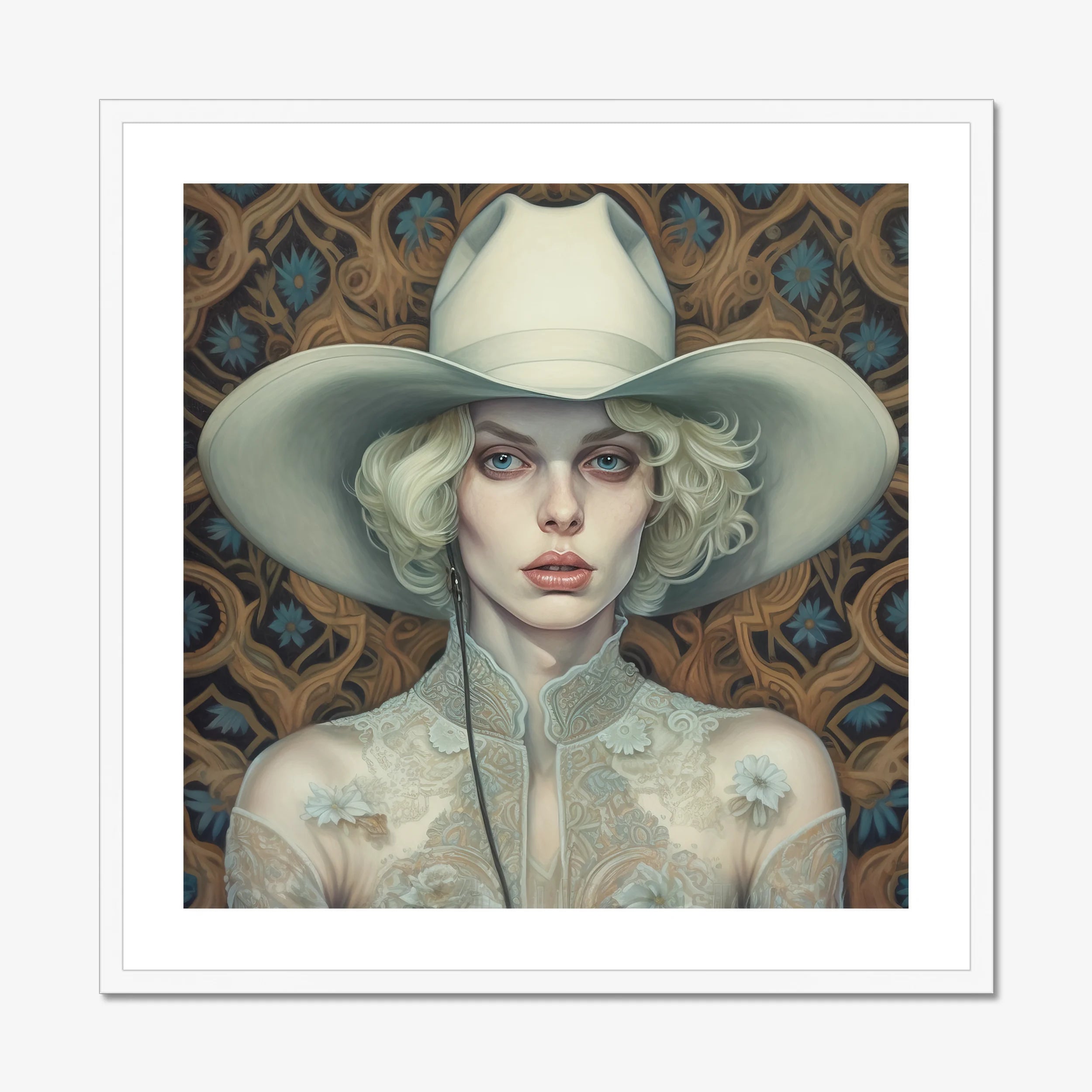 Winnie - Moon Lesbian Cowgirl Art Print