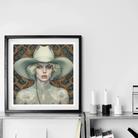 Winnie - Moon Lesbian Cowgirl Art Print