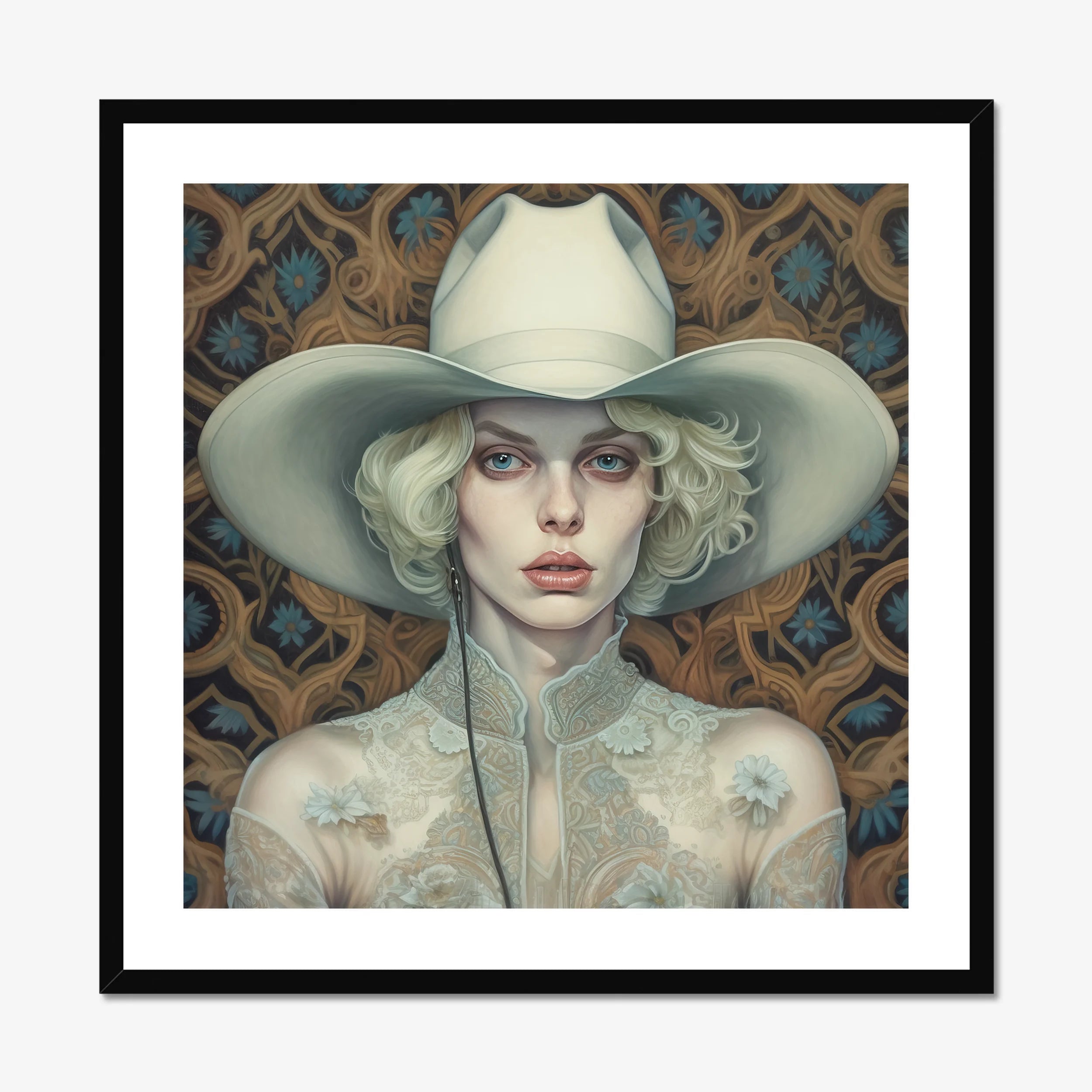 Winnie - Moon Lesbian Cowgirl Art Print