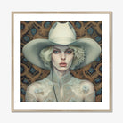 Winnie - Moon Lesbian Cowgirl Art Print