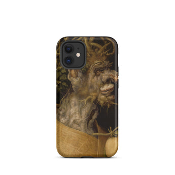 Winter - Giuseppe Arcimboldo Iphone Case, 12 Mini / Matte, Iphone 11 Case Grotesque Anthropomorphic Root Vegetable Design