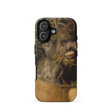 Winter - Giuseppe Arcimboldo Iphone Case, 17 / Matte, Dark Brown Phone Case Textured Gnarled Tree-like Face