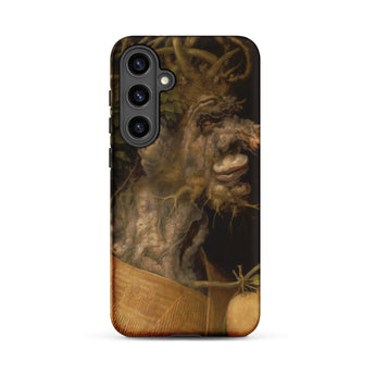 Winter - Giuseppe Arcimboldo Phone Case Samsung Galaxy S24 Plus / Matte Phone Case Detailed Dark-toned Illustration Tree-like Figure