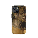 Winter - Giuseppe Arcimboldo Phone Case Iphone 14 / Matte Iphone Case Grotesque Anthropomorphic Face Made Roots Foliage Giuseppe Arcimboldo