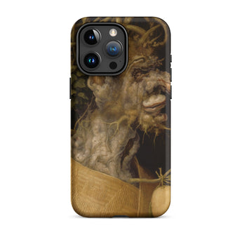 Winter - Giuseppe Arcimboldo Phone Case Iphone 15 Pro Max / Matte Iphone Case Monstrous Root-like Figure Design Giuseppe Arcimboldo Iphone,