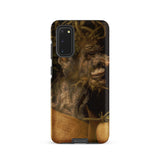 Winter - Giuseppe Arcimboldo Phone Case Samsung Galaxy S20 / Matte Rugged Black Phone Case Detailed Print Tree-like Face Giuseppe