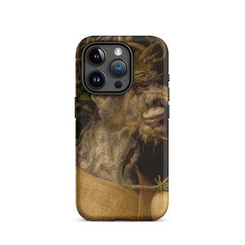 Winter - Giuseppe Arcimboldo Phone Case Iphone 15 Pro / Matte Phone Case Textured Root-like Face Design Giuseppe Arcimboldo Iphone,