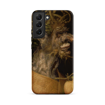 Winter - Giuseppe Arcimboldo Samsung Case, Galaxy S22 Plus / Matte, Smartphone Case Whimsical Root-like Face Design Pumpkin
