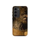 Winter - Giuseppe Arcimboldo Samsung Case, Galaxy S23 / Matte, Brown Smartphone Case Textured Root-like Design Face