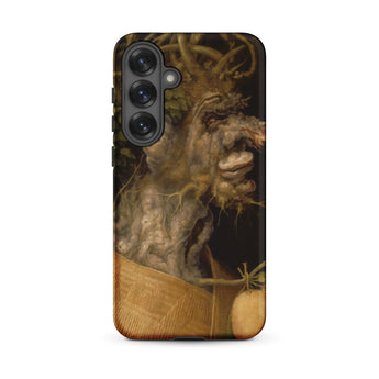 Winter - Giuseppe Arcimboldo Samsung Case, Galaxy S25 Plus / Matte, Smartphone Case Monstrous Tree-like Face Roots Branches