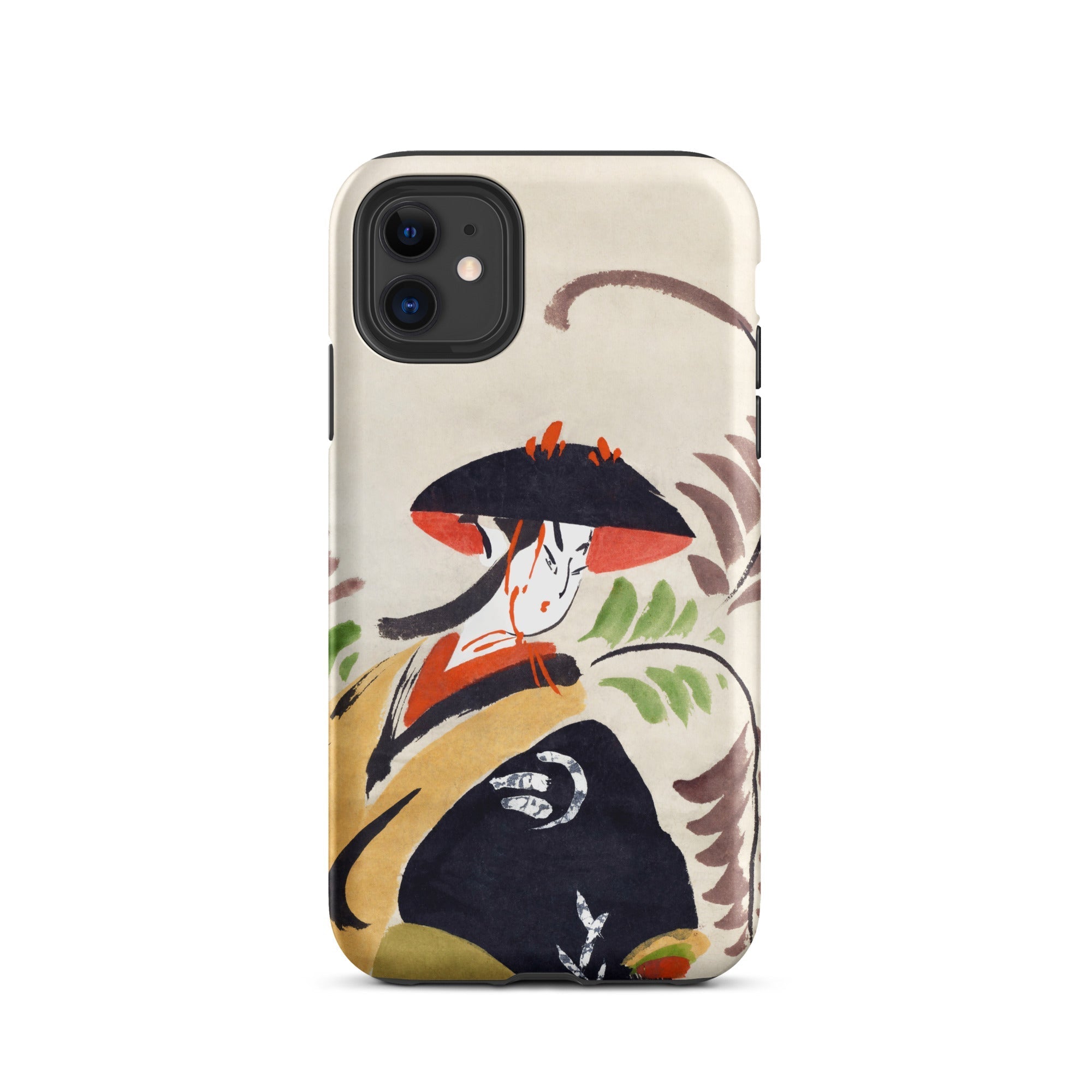 Wisteria Maiden Kabuki Dancer Iphone Case, 11 / Matte, Phone Case Japanese Art